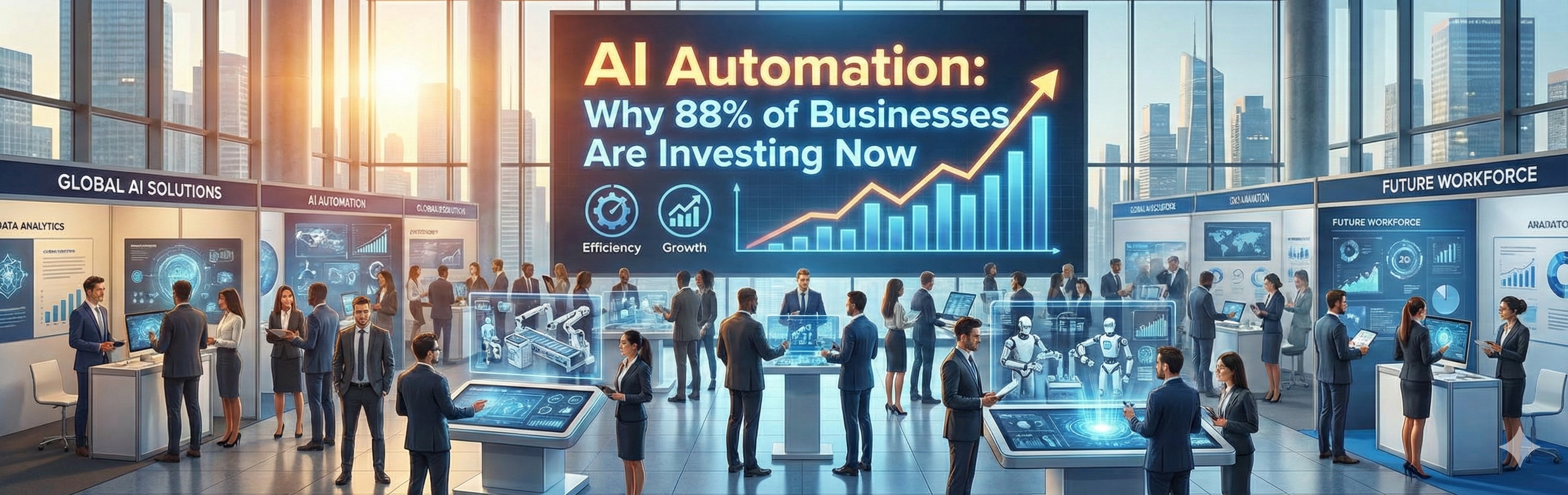 AI Automatisering: Waarom 88% van de Bedrijven Nu Investeert